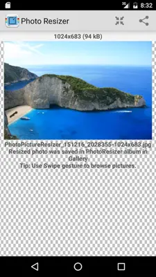 Photo Resizer android App screenshot 10